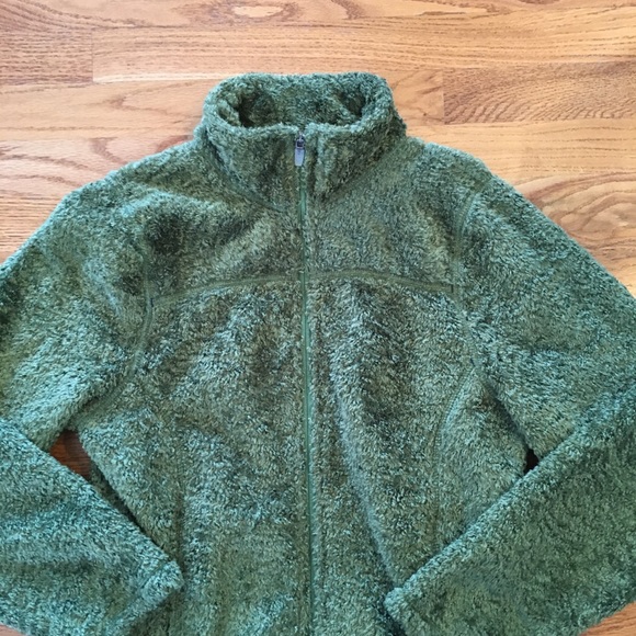 L.L. Bean Jackets & Blazers - L.L. Bean Green Luxe Fleece Jacket